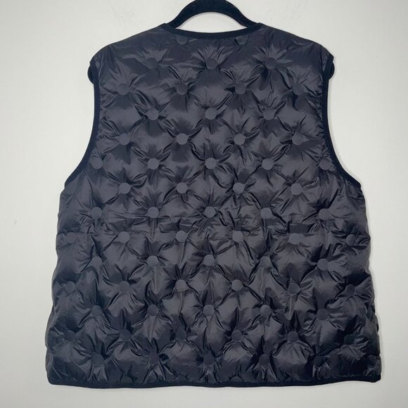 MASAI Copenhagen Down Black Puffer Vest Lagenlook Size Large - Picture 7 of 13